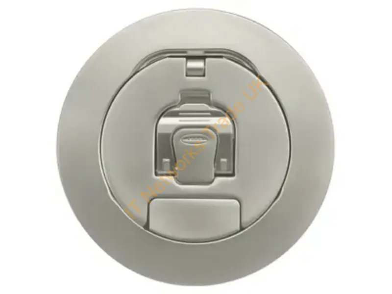 CFBS1R4CVRNKL - Hubbell Premise Wiring S1R Fb 4 Cover, Nickel Plated