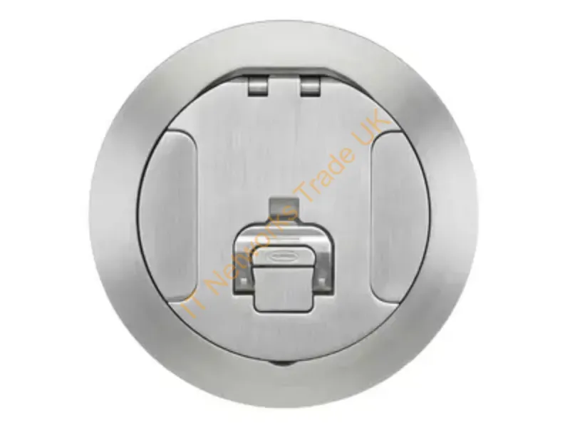 CFBS1R6CVRALU - Hubbell Premise Wiring Cfb Round 6 Inch Cover, Aluminum
