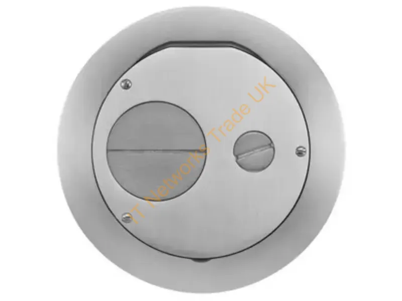 CFBS1R6FFCVRALU - Hubbell Premise Wiring Cfb2G Round 6 Inch Ff Cover, Aluminum