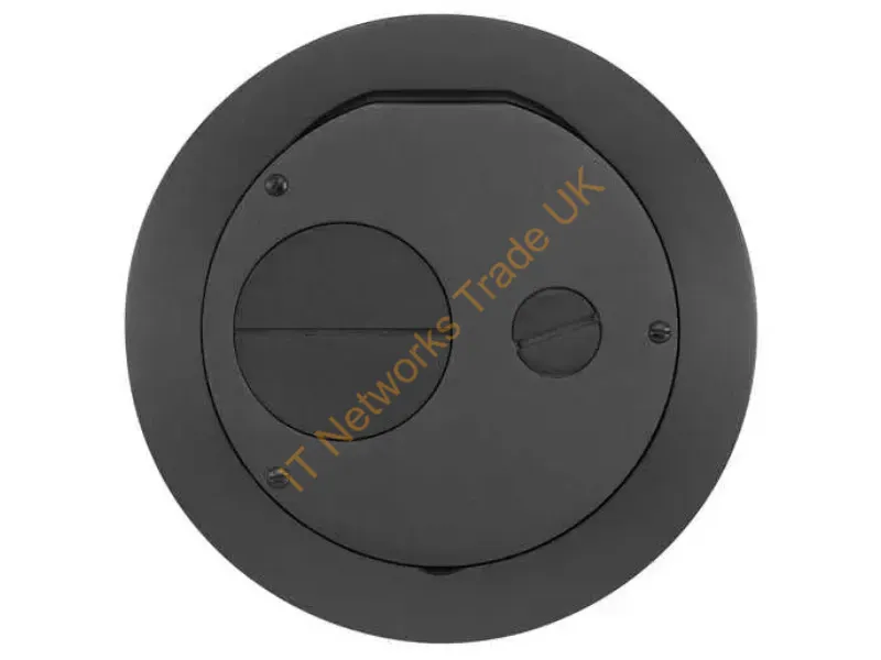 CFBS1R6FFCVRBLK - Hubbell Premise Wiring Cfb2G Round 6 Inch Ff Cover, Black