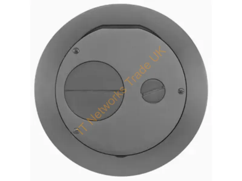 CFBS1R6FFCVRGRY - Hubbell Premise Wiring Cfb2G Round 6 Inch Ff Cover, Gray
