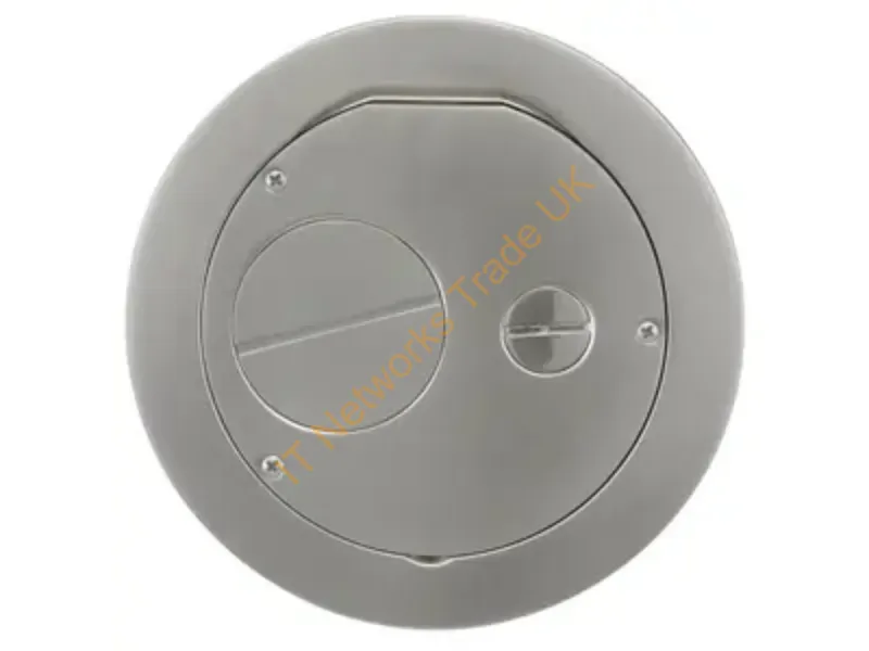 CFBS1R6FFCVRNKL - Hubbell Premise Wiring Cfb2G Round 6 Inch Ff Cover, Nickel