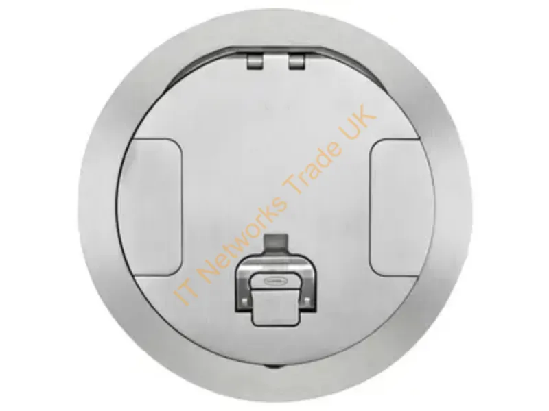 CFBS1R8CVRALU - Hubbell Premise Wiring Cfb Round 8 Inch Cover, Aluminum