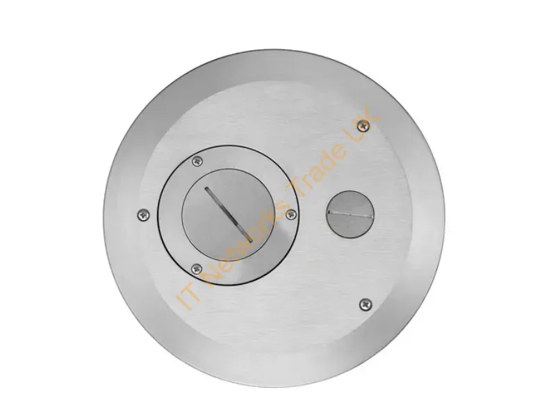 CFBS1R8FFCVRALU - Hubbell Premise Wiring Cfb Round 8 Inch Ff Cover, Aluminum