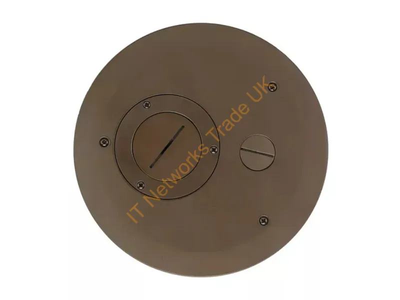 CFBS1R8FFCVRBRZ - Hubbell Premise Wiring Cfb Round 8 Inch Ff Cover, Bronze