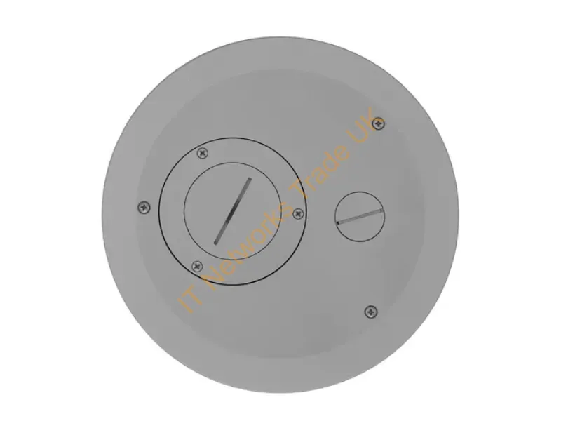 CFBS1R8FFCVRGRY - Hubbell Premise Wiring Cfb Round 8 Inch Ff Cover, Gray