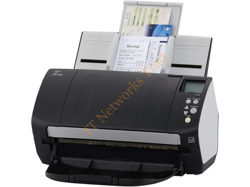 CG01000-282501 Fujitsu Fi-7160 Emul Scanner to Fi-6130 110 to 220V AC LCD Display Sheetfed Scanner