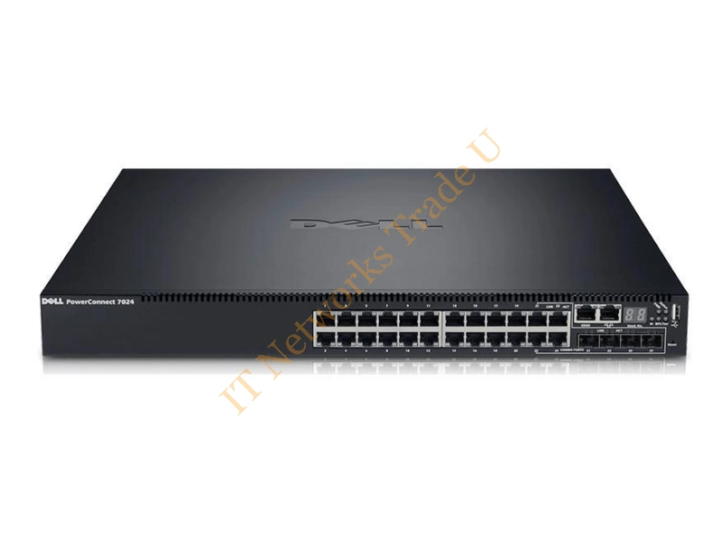 CGRY2 Dell PowerConnect 7024 24-Ports 1GBe SFP Network Managed Network Switch