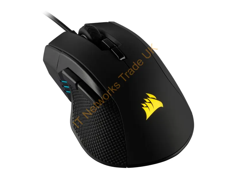 CH-9307011-NA - Corsair Ironclaw Rgb Fps/Moba Gaming Mouse Right-Hand Usb Type-A Optical 18000 Dpi