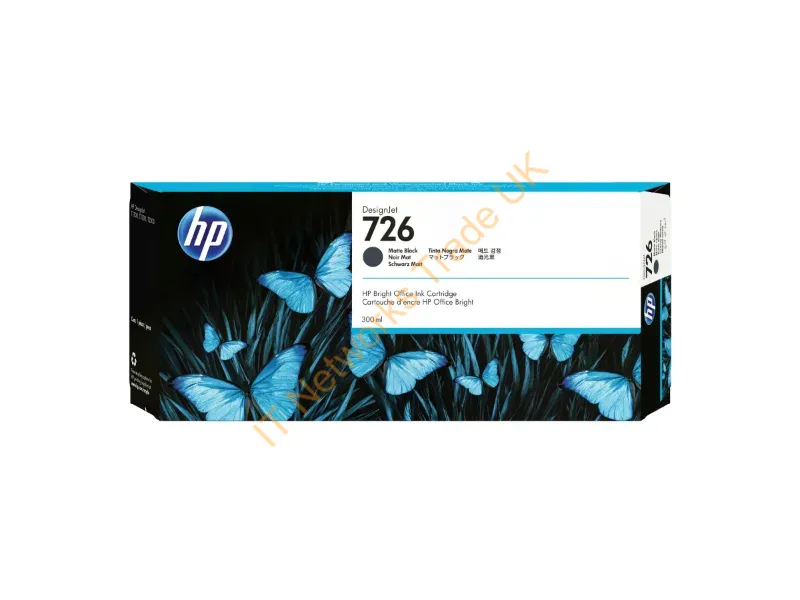 HP CH575A (726) Ink cartridge black matt, 300ml Printer