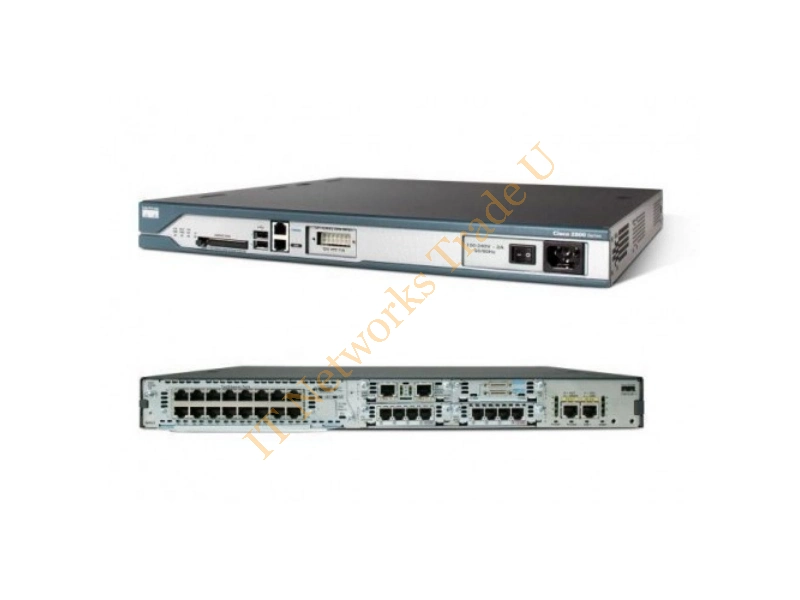 Cisco -2811 Cisco 2811 9-Port 9 x 10/100Base-TX Auxiliary Console 120/230V AC Ethernet Integrated Service Router