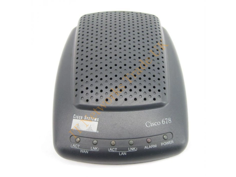 Cisco -678-2 Cisco 678 10/100Mbps Ethernet ADSL Router with Power Adapter