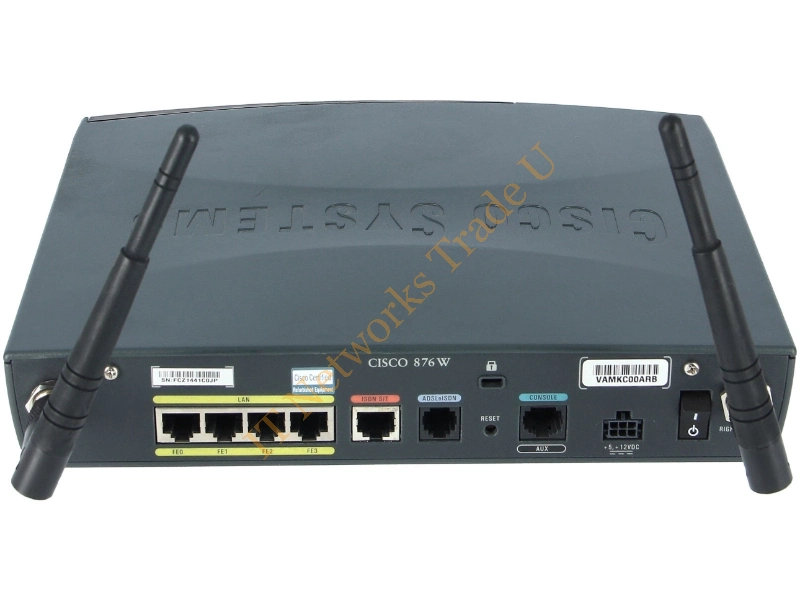 Cisco -871W-G-A-K9 Cisco 871W 4-Port 10/100 IOS Advanced Security Integrated Service Router