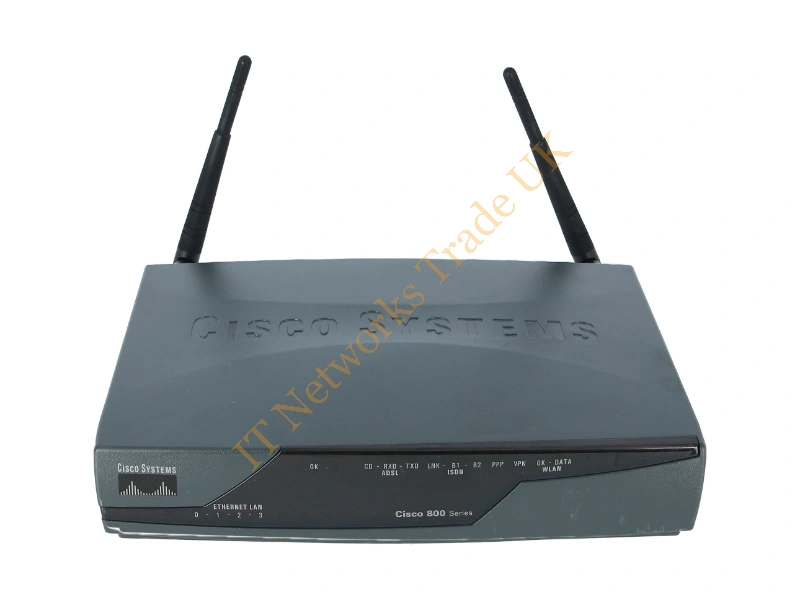 Cisco -877W-G-E-K9 Cisco ADSL Security Router with wireless 802.11g ETSI compliant Wireless Router