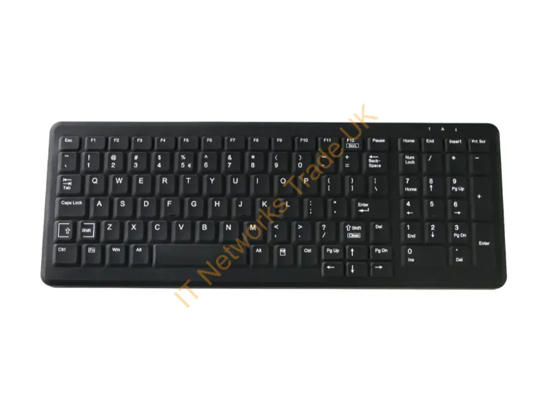 CK103S-WNUN-US - Tg3 Electronics Ck103S Keyboard Medical Usb Qwerty English Black