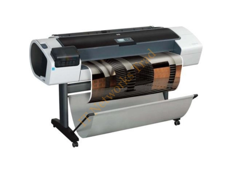 CK834A#B1K HP DesignJet T1200ps 44-inch Large Format Printer Color InkJet Roll (44 in) 2400 dpi x 1200 dpi up to 2.1 ppm (Color) USB 1000Base-T Plotter