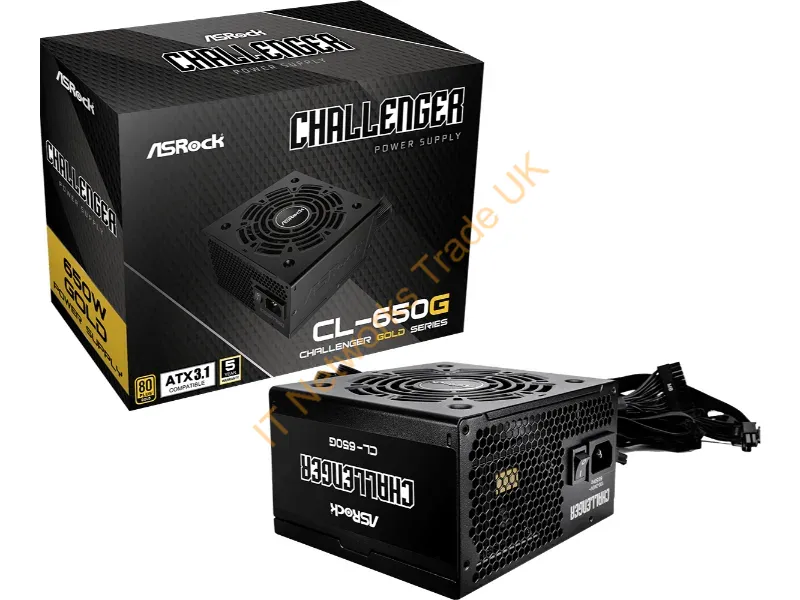 CL-650G - Asrock Cl-650G Challenger Power Supply Unit 650 W 20+4 Pin Atx Atx Black