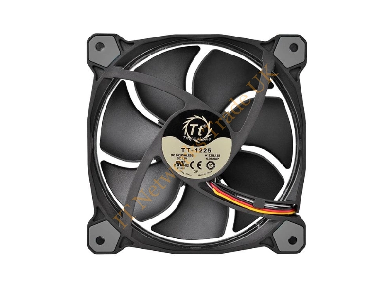 CL-F038-PL12WT-A Thermaltake -Riing 120mm White LED Case Fan Cooling Fan
