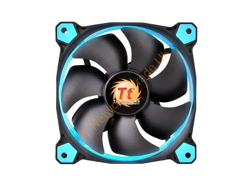 CL-F055-PL12BU-A Thermaltake -Riing 120mm Blue LED Case Fan (3 fan pack) Cooling Fan