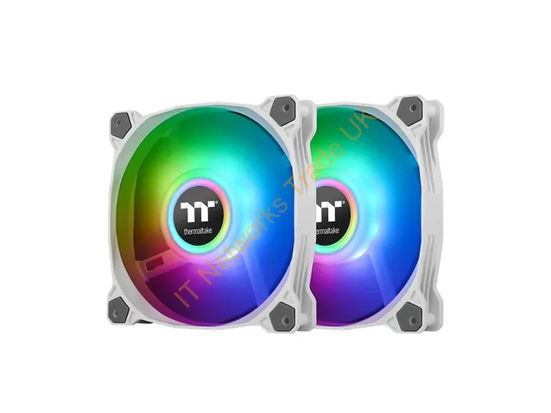 CL-F098-PL14SW-B - Thermaltake Pure Duo 14 Argb Universal Fan 5.51" (14 Cm) White 2 Pc(S)