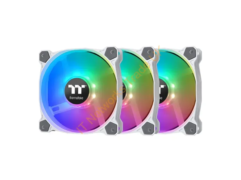 CL-F127-PL12SW-A - Thermaltake Pure 12 Argb Sync Radiator Fan White Tt Premium Edition 4.72" (12 Cm) 3 Pc(S)