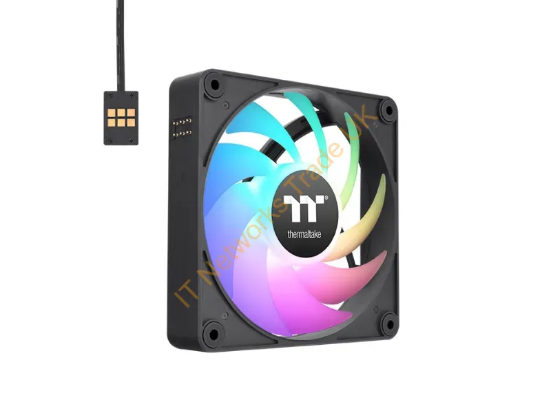 CL-F181-PL12SW-A - Thermaltake Ct120 Ex Argb Computer Case Fan 4.72" (12 Cm) Black, White 3 Pc(S)