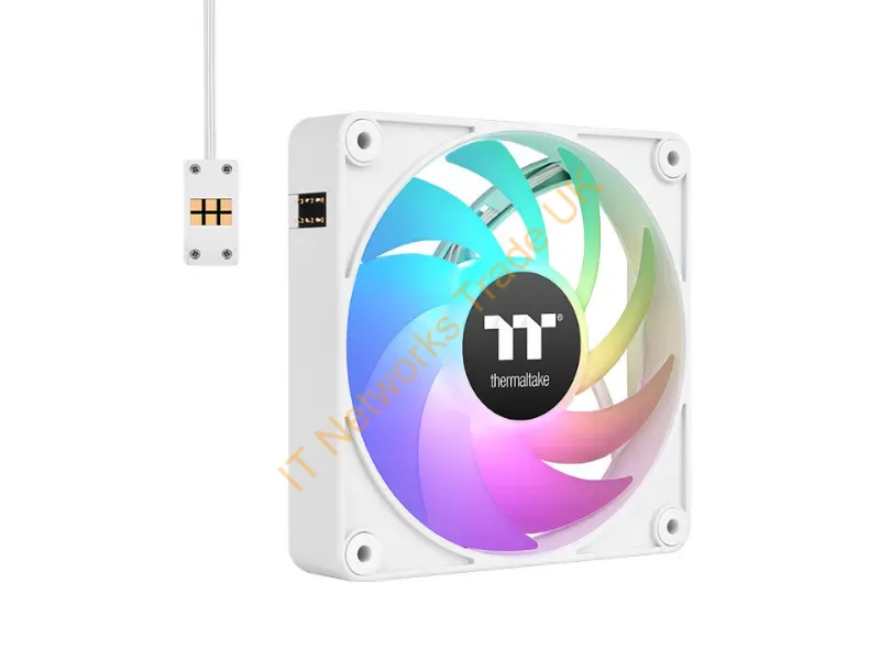 CL-F191-PL14SW-A - Thermaltake Cl-F191-Pl14Sw-A Computer Cooling System Computer Case Fan 5.51" (14 Cm) White 3 Pc(S)