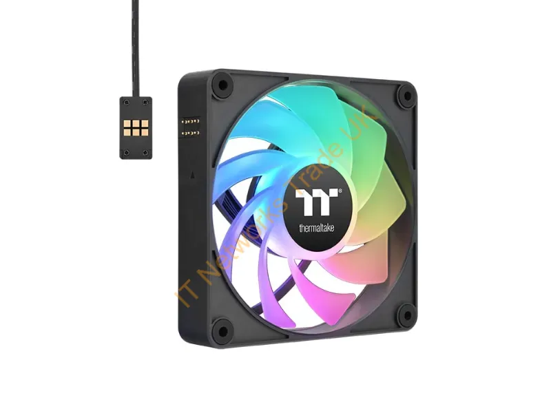 CL-F192-PL12SW-A - Thermaltake Cl-F192-Pl12Sw-A Computer Cooling System Computer Case Fan 4.72" (12 Cm) Black 3 Pc(S)