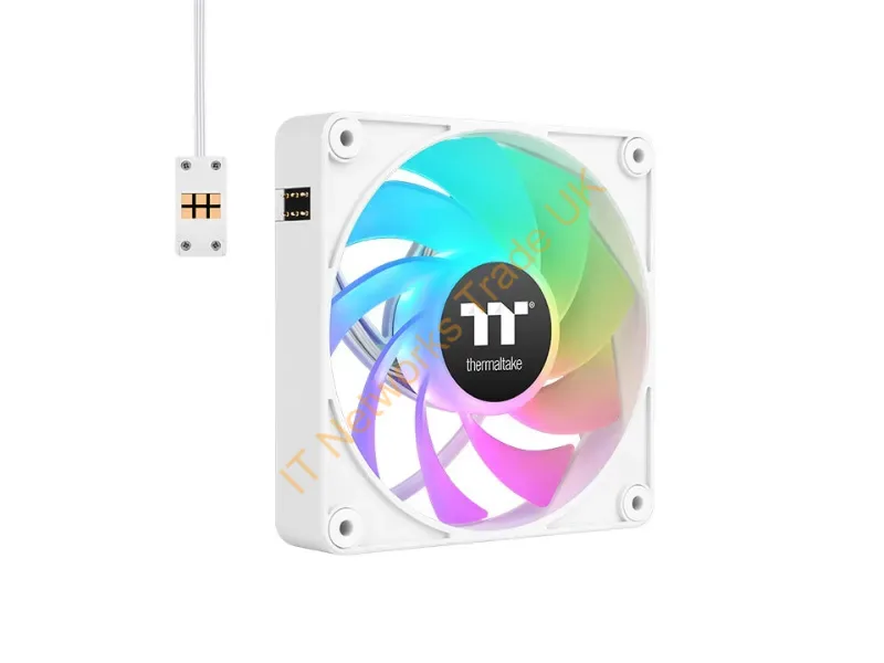CL-F194-PL12SW-A - Thermaltake Cl-F194-Pl12Sw-A Computer Cooling System Computer Case Fan 4.72" (12 Cm) White 3 Pc(S)