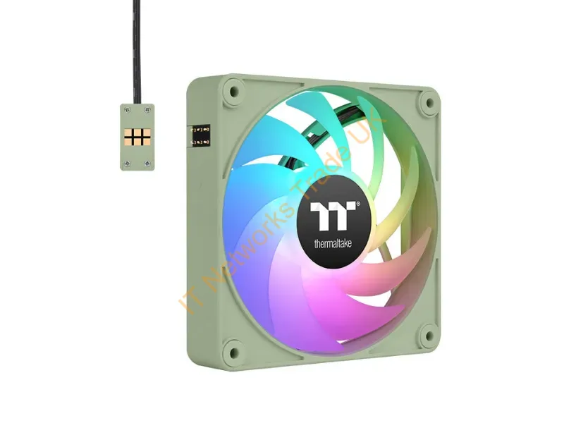 CL-F197-PL14MG-A - Thermaltake Cl-F197-Pl14Mg-A Computer Cooling System Computer Case Fan 5.51" (14 Cm) Green 3 Pc(S)