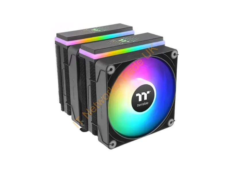 CL-P121-CA12SW-A - Thermaltake Astria 600 Processor Air Cooler 4.72" (12 Cm) Black 2 Pc(S)