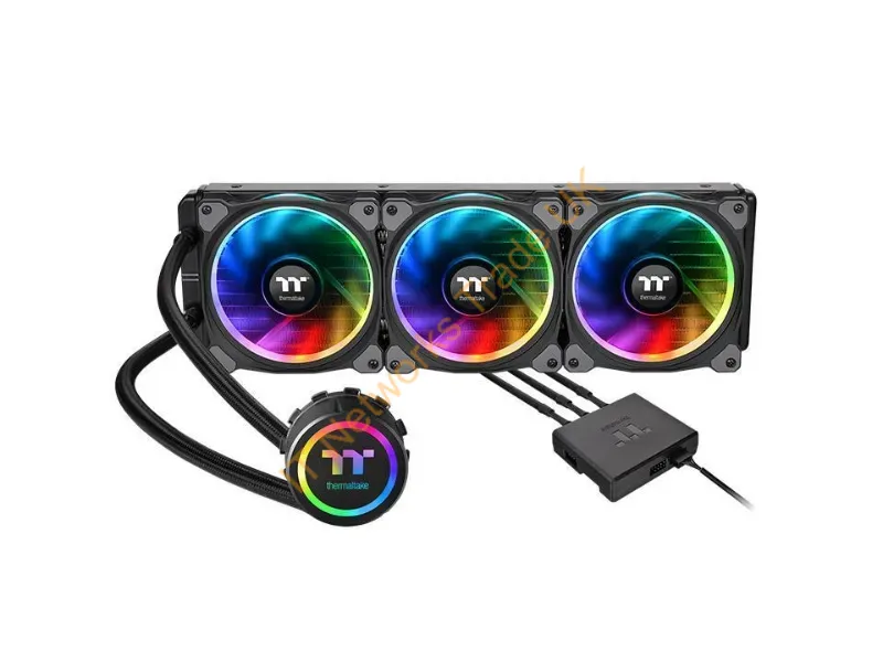 CL-W158-PL12SW-A Thermaltake -Floe Riing RGB 360 TT Premium Edition 3x 120mm CPU Liquid Cooler for Intel 2066/2011-v3/2011/1366/1156/1155/1151/1150 & AMD Socket AM4/FM2/FM1/AM3+/AM3/AM2+/AM2 Fans And Heatsink Combo
