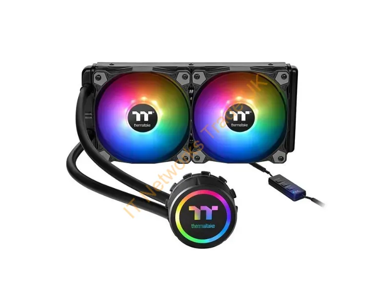 CL-W233-PL12SW-B Thermaltake -CL-W233-PL12SW-B Water 3.0 240 ARGB AIO Liquid Cooler Fans And Heatsink Combo