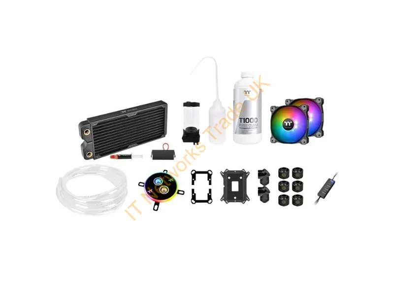 CL-W249-CU12SW-A - Thermaltake Cl-W249-Cu12Sw-A Computer Cooling System Processor Liquid Cooling Kit 4.72" (12 Cm) Assorted Colors, Black, Transparent