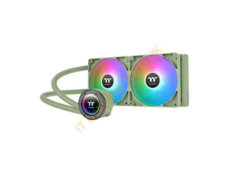 CL-W375-PL14MG-A - Thermaltake Th280 V2 Argb Motherboard Liquid Cooling Kit Green 1 Pc(S)