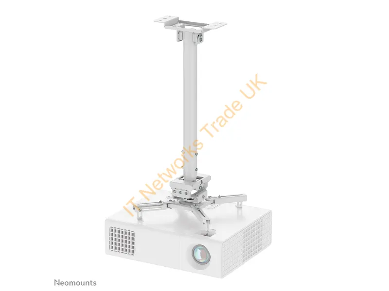 CL25-540WH1 - Neomounts CL25-540WH1 Beamer ceiling mount h 60,5-90,5 cm easy-install full motion