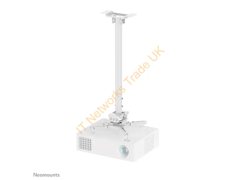 CL25-550WH1 - Neomounts CL25-550WH1 Beamer ceiling mount h 74,5-114,5 cm easy-install full motion