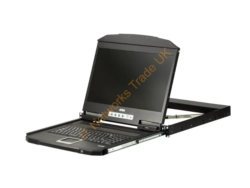 CL3100NX - Aten Cl3100Nx Rack Console 18.5" 1366 X 768 Pixels Metal, Plastic Black 1U