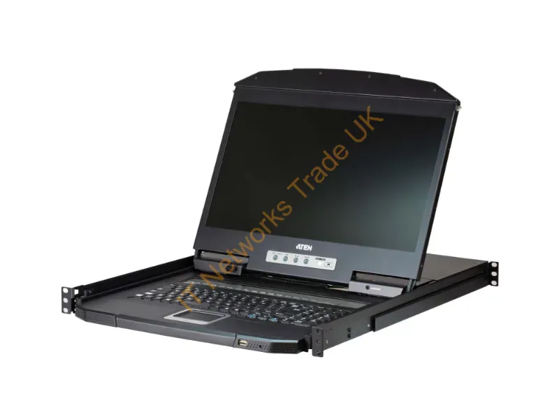 CL3108NX - Aten Cl3108 Rack Console 18.5" 1366 X 768 Pixels Metal, Plastic Black 1U