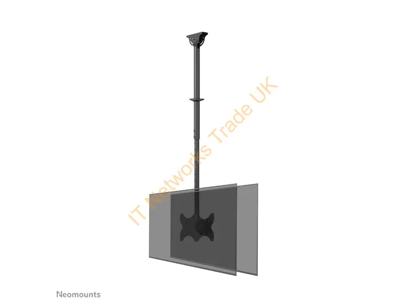 CL35-340BL22 - Neomounts CL35-340BL22 Dual monitor/TV mount ceiling 23-43" h 106-156 cm
