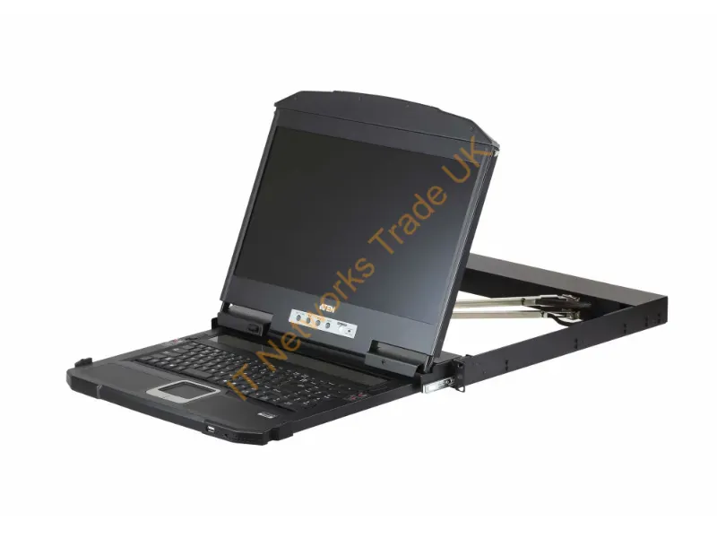 CL3800NW - Aten Cl3800Nw Rack Console 18.5" 1920 X 1080 Pixels Metal, Plastic Black 1U