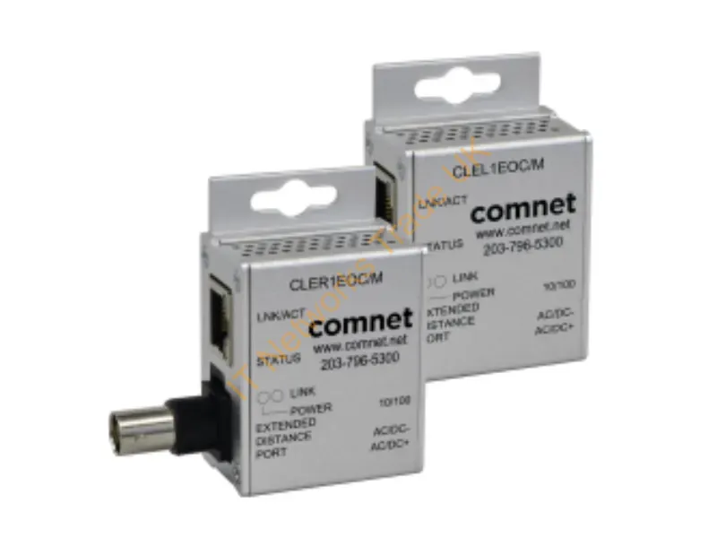 CLEK11EOC - Comnet Clek11Eoc Network Media Converter 100 Mbit/S Gray