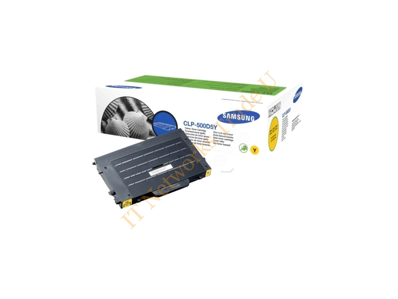 Samsung CLP-500D5Y/ELS Toner yellow, 5K pages @ 5% coverage Accessory