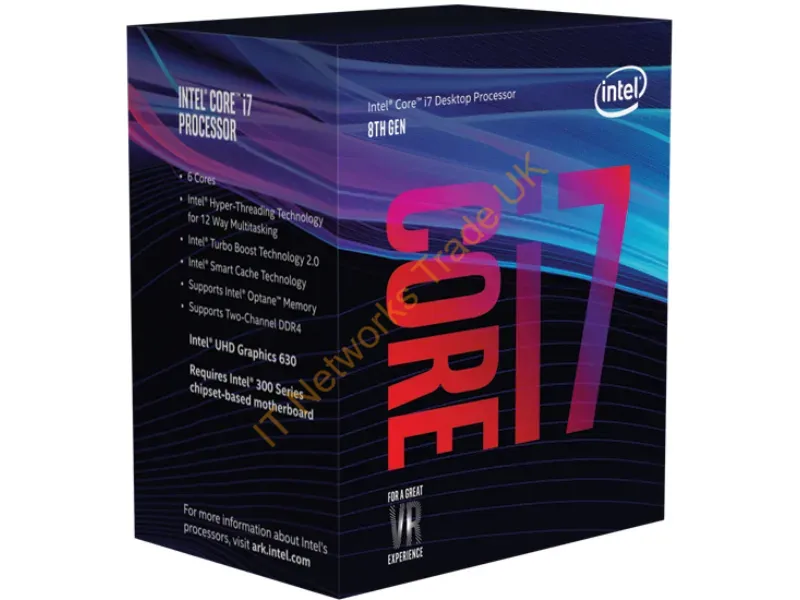 CM8068403358413 Intel Core i7-8700T 6-Core 2.40GHz 8GT/s DMI3 12MB L3 Cache Socket LGA1151 Retail Processor