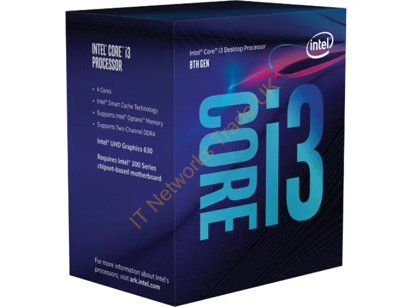 CM8068403377415 Intel Core i3-8100T 4-Core 3.10GHz 8GT/s 6MB Cache Socket FCLGA1151 Retail Processor