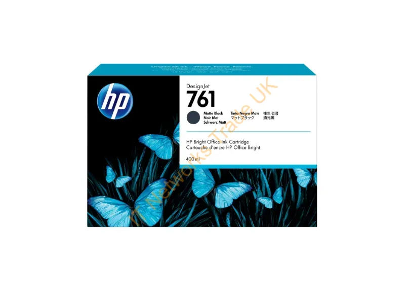 HP CM991A (761) Ink cartridge black matt, 400ml Printer