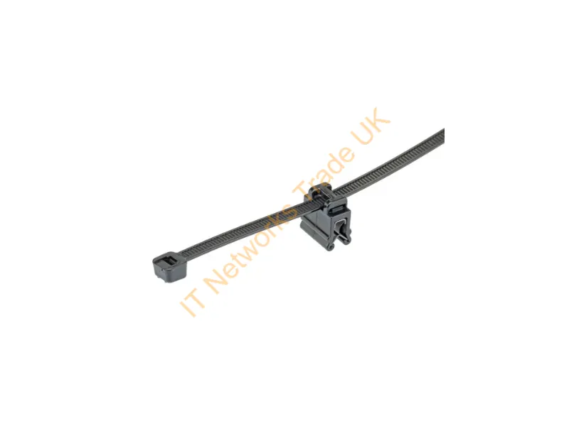 CMEA12-2S-C300 - Panduit Cmea12-2S-C300 Cable Tie Mount Black Nylon 100 Pc(S)