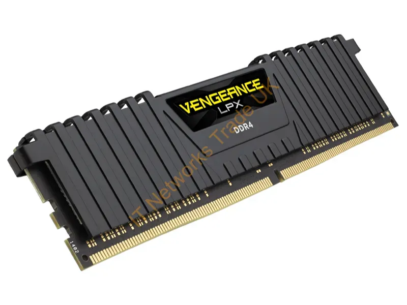 CMK64GX4M4D3000C16 Corsair Vengeance LPX 64GB Kit (4 x 16GB) DDR4-3000MHz PC4-24000 Non-ECC Unbuffered CL16 288-Pin DIMM Memory Module Desktop Memory