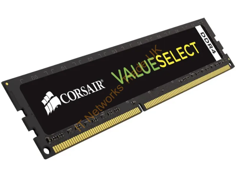 CMV8GX4M1A2133C15 Corsair ValueSelect 8GB DDR4-2133MHz PC4-17000 Non-ECC Unbuffered CL15 288-Pin DIMM Memory Module Desktop Memory