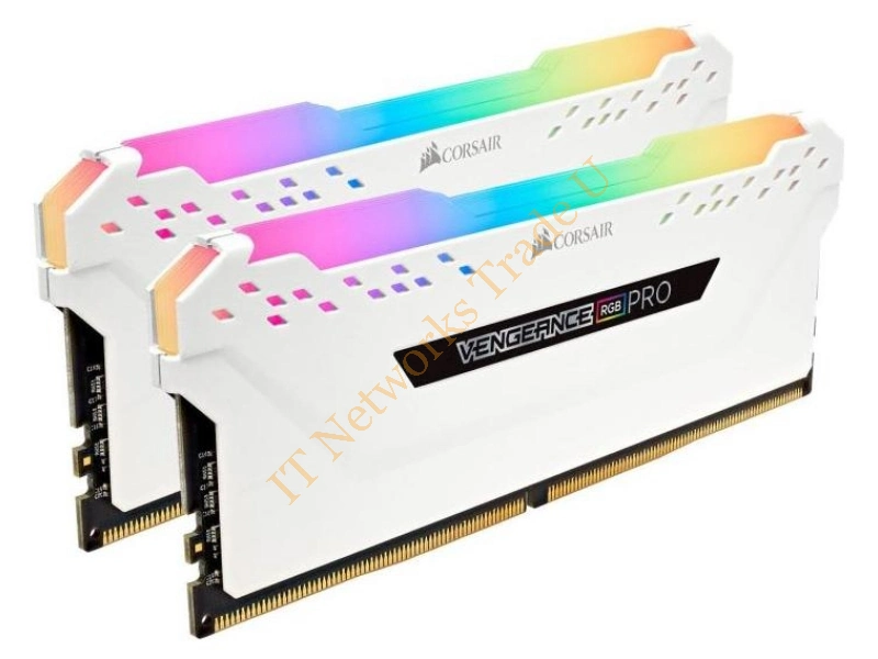CMW16GX4M2C3000C15W - Corsair Vengeance RGB PRO 16 GB, 3000 MHz, DDR4 16GB DDR4 3000MHz memory module